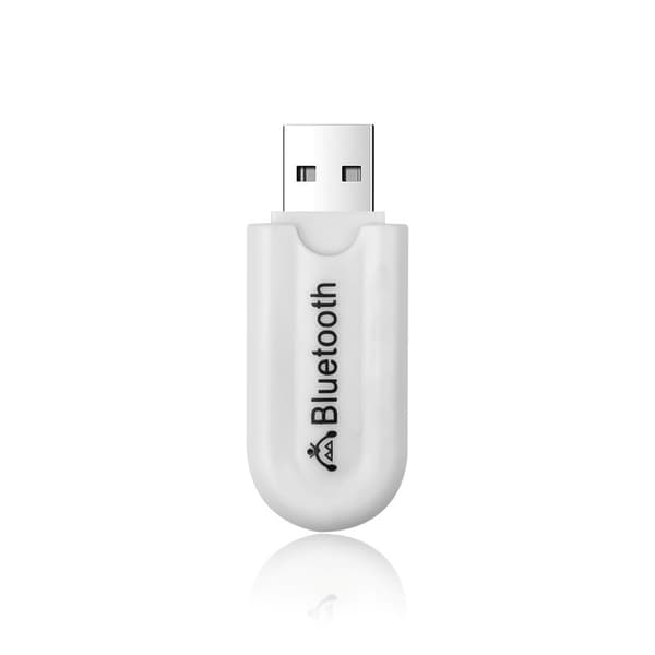 Bluetooth-mottaker 3,5 mm trådløs stereolydmottaker (hvit)