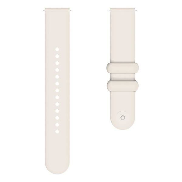 20mm knappelås silikonrem for Garmin Vivomove 3 / Garminmove 3 Starlight