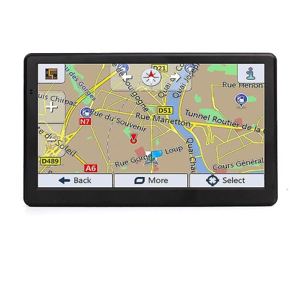 7 tums pekskärm bil & lastbil GPS-navigator Sat 8gb 256mb Auto Rv GPS-navigeringssystem"