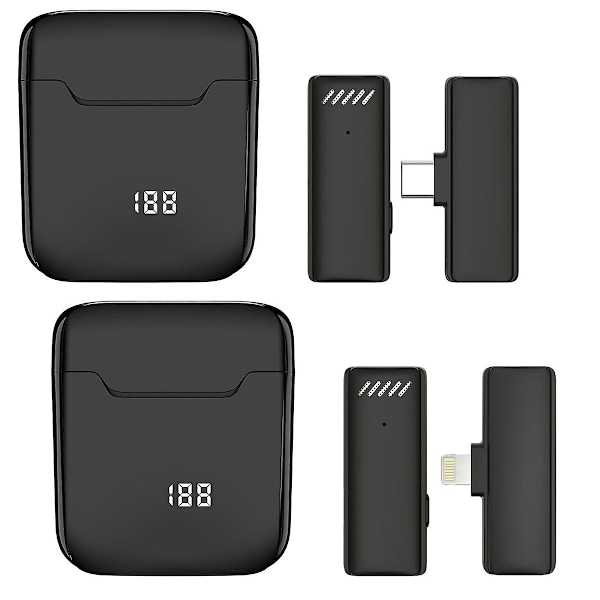 S11 Enkel Mikrofon USB-C/Typ-C Gränssnitt Lavalier Mikrofon