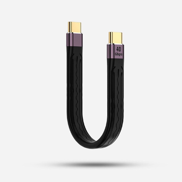 Usb C Hurtigopladningskabel Synkroniseringsoverførselskabel Opladerdatakabel 20v 40gbps