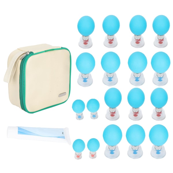 Household Cupping Therapy Set Pain Relief Vacuum Suction Cupping Cup With Magnetic Needle