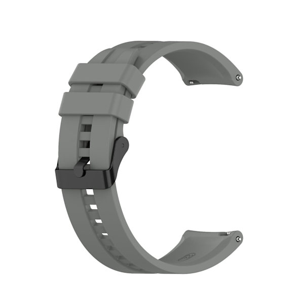 Til Huawei Watch Gt 2 46mm urrem med sort spænde Grey