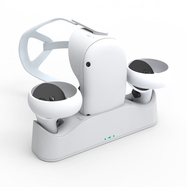 Oplader - Med Dock, Stationstilbehør til Meta Quest 2, Quest 2 Opladning