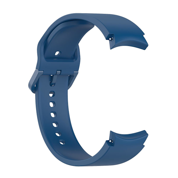 Silikonklokkerem for Samung Galaxy Watch4 40 mm / 44 mm flat spenne Dark Blue