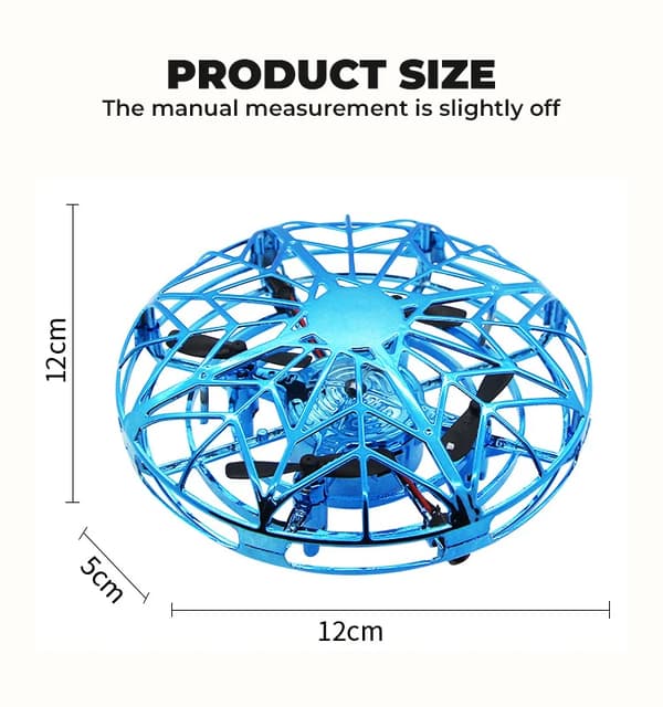 Flygende Ball Leke - Sensing Ufo Mini Drone (Rød)