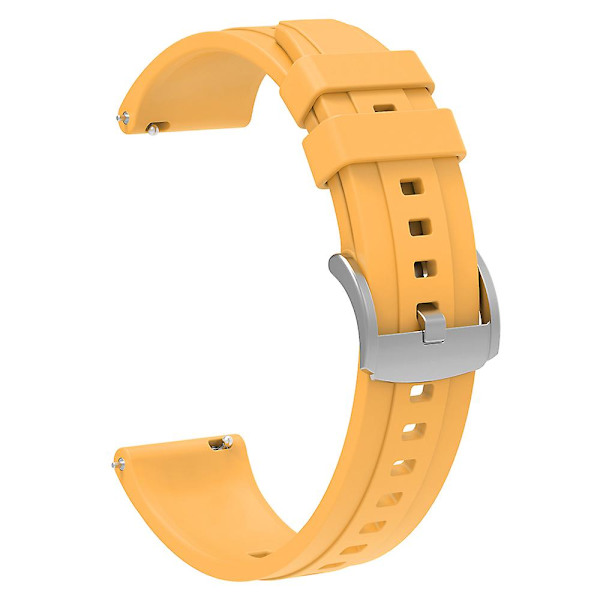 For Huawei Watch GT 4 41mm Myk Silikonklokke Rem Stropp Erstatning Tilbehør Yellow