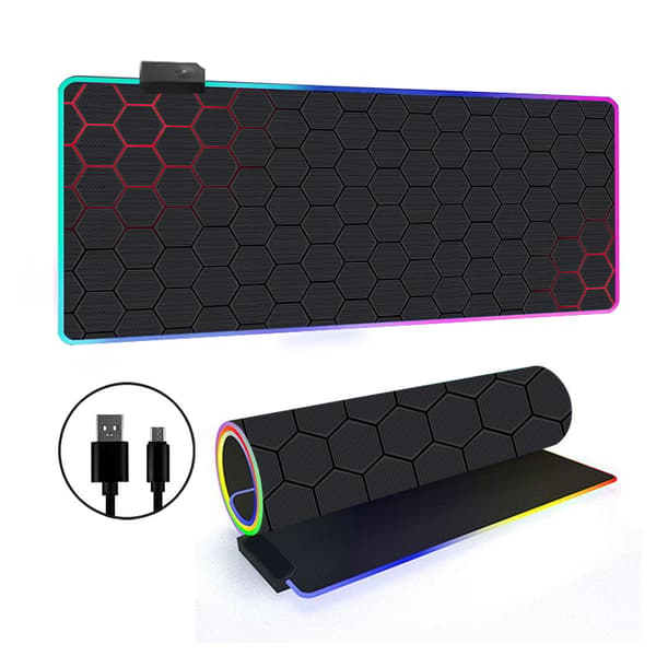 Musematte - Med Rgb 14 Lysmodus Sklisikker Base (Stil 4, 300*600*3Mm)
