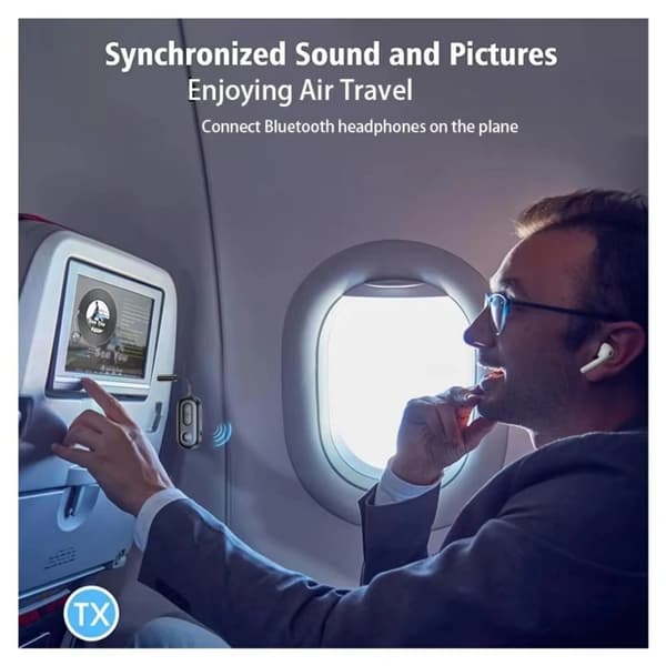 Bluetooth-mottaker med 3,5 mm Aux lydkontakt, BT13 med adapterplugg