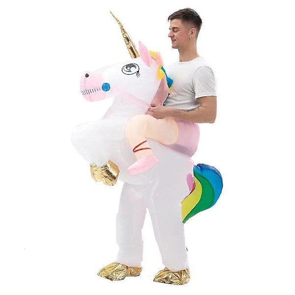 Unicorn Jumpsuit -asu puhallettava puku Cosplay Fantasia 150-190cm