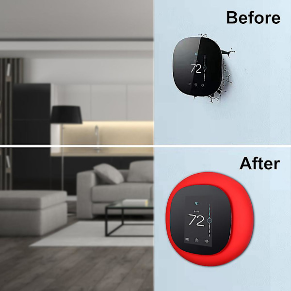 Til Ecobee 3 Lite Til Smart Termostat Vægplade Montering Beslag Ærme Silikone White