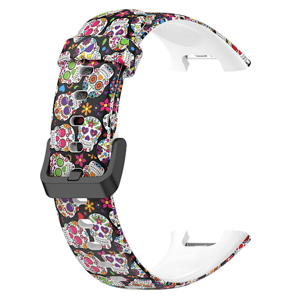 Xiaomi Mi Band 7 Pro -urheiluranneke, pehmeä silikoni, kuviollinen tulostus, vaihdettava ranneke, vakiokoko Color Heads