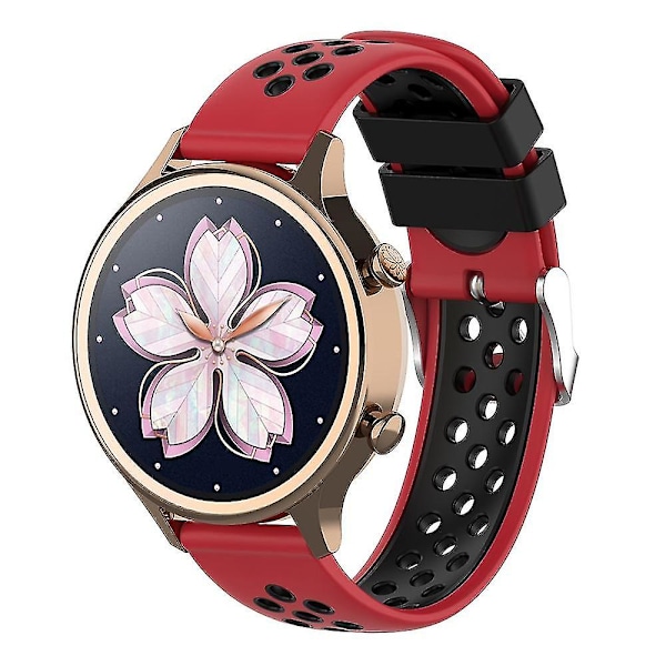 Rem til Samsung Galaxy Watch 5 40mm/44mm/5 Pro 45mm urrem urrem udskiftning urrem Red Black H Samsung Galaxy Watch 5