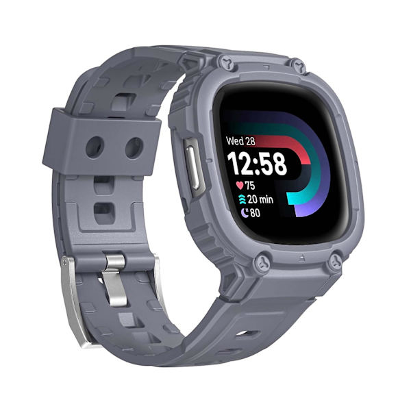 TPU-klockarmband för Fitbit Versa 4 / 3 / Sense 2 / Sense 1 Grey
