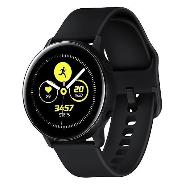 20mm handledsrem för Samsung Galaxy Watch4 46mm 42mm/Watch4 44mm 40mm/Garmin Move Luxe/Move Style Black A Samsung Galaxy Watch4