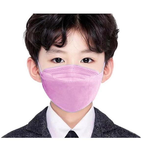 50 stk/100 stk Kf94 maske Beskyttende ansigtsmasker Børneansigtsmasker Soild Anti Dust Masker Black 50pcs