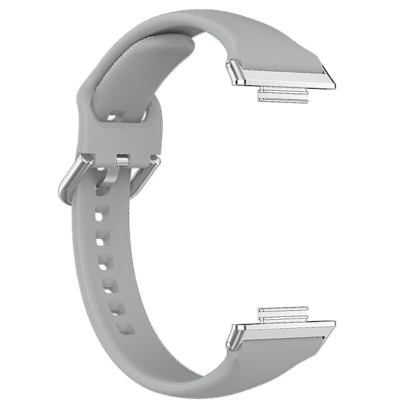 Silikonarmband för Huawei Watch Fit 2, snabbfrigörande sportarmband, ersättningsarmband Grey, Grey H Huawei Watch Fit 2