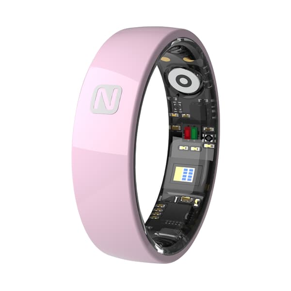 Smart Ring Nfc Tilgangskontroll Hjertefrekvens Blodtrykk Oksygen Søvn Vanntett (Rosa, 7#)
