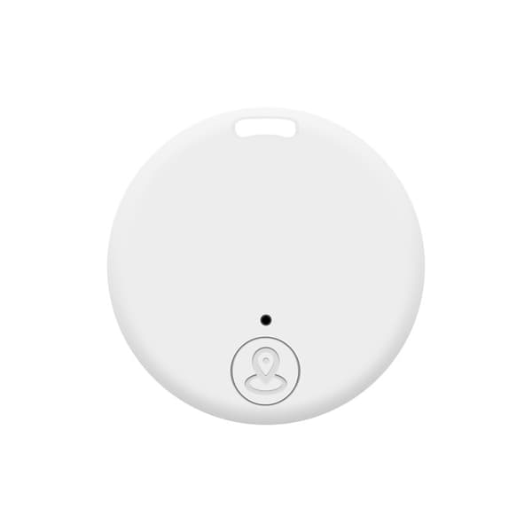 Anti-Lost Enhed Intelligent Positionering Mobiltelefon Nøgle Bluetooth Hvid
