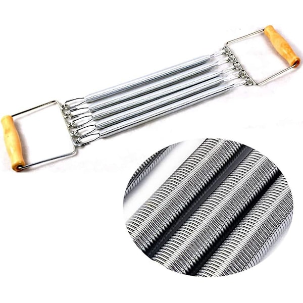 Spring Chest Expander,bryst Expander|arm træning,bryst Expander med 5 metalfjedre,bryst Pul
