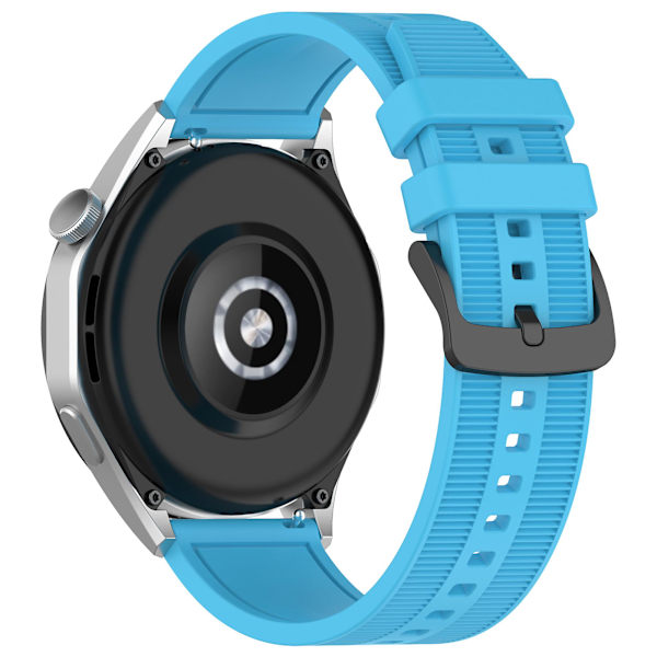 Til Huawei Watch GT 4 / Garmin Venu 2 Watch Band 22mm Blødt Silikone Rem Sky Blue