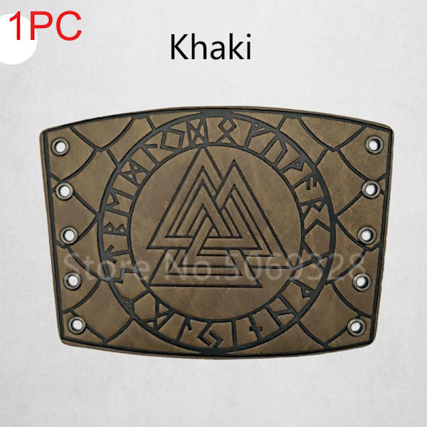 1 st Cosplay-rekvisita Faux Läder Bracer Viking Kostym Spets Arm Armor Manschett Cross String Steampunk Medeltida Gauntlet Armband Red