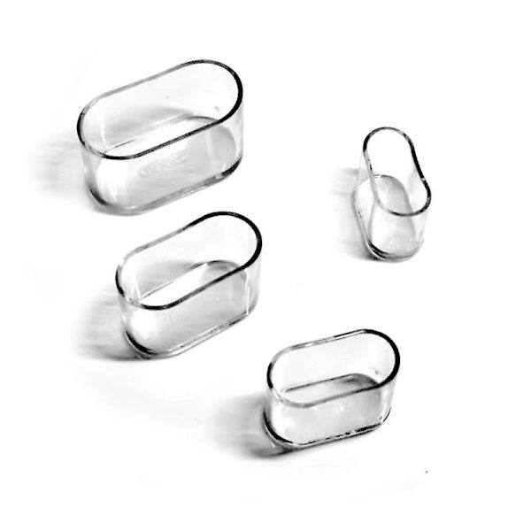16 kpl Soikea pöydän ja tuolin jalkakärki Helppokäyttöinen, CAN käyttää kotona tai toimistossa 25x50mm