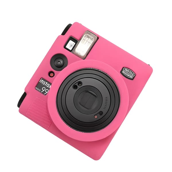 Fodral - För Instax Mini 99 Instantkamera, Silikonskydd (Persikrosa)