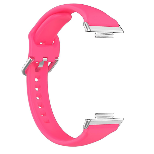 Silikonarmband med snabbkoppling för Huawei Watch Fit 2, sportarmband, ersättningsarmband Pink, Rose L Huawei Watch Fit 2