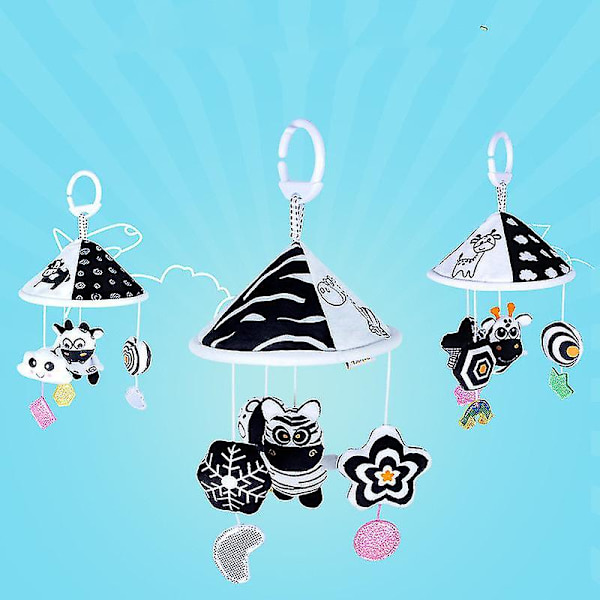 Babyseng Bell Barnevogn anheng Paraply Wind Chime Rangler Nyfødt C