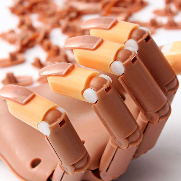 200 st Nageldisplay Manikyr Tillbehör För Flexibel Nagelträningsövning Handersättning