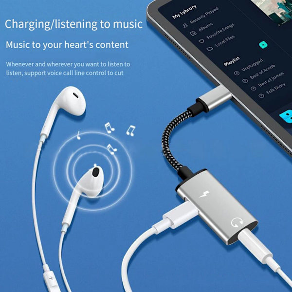 Adapter USB-C Han OTG A Hun Datastik, Kabel Type C til USB (Rød) Red