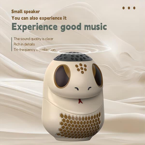 Bluetooth-högtalare Ip65 Vattentät, Tws-parning, Inbyggd Mikrofon Cool Ormstil