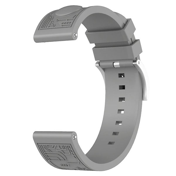 Samsung Galaxy Watch6 44mm / Huawei Watch GT 3 42mm / Garmin vivoactive 5 Universal 20mm Pehmeä Si Grey