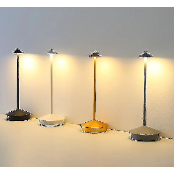 Ladattava pöytälamppu Creative Dining Touch Led Hotellibaari Kahvi Pina Pro Pöytälamppu Lampada Da Ta brown