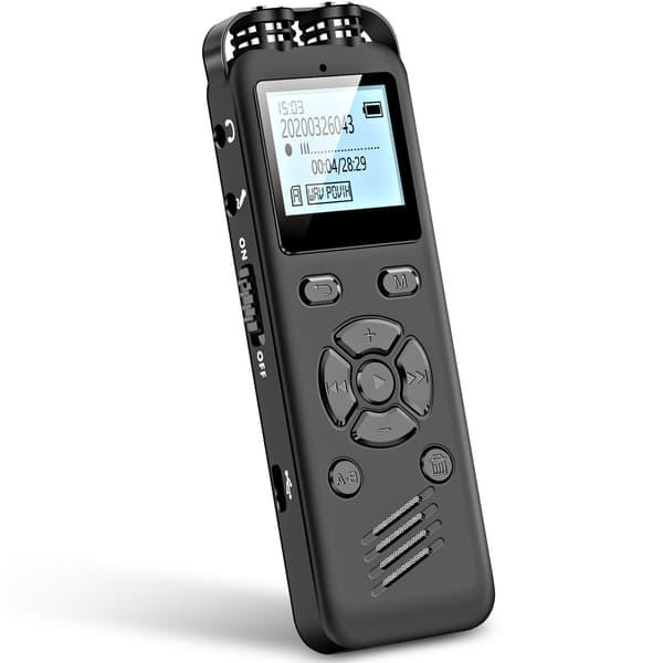 Diktafon - 32 GB digital til forelæsninger og møder, med afspilning