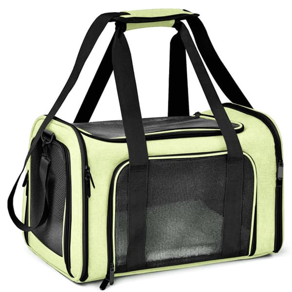 Kæledyrstransporttasker, Bærbare Sammenklappelige - 40 X 25 X 25cm, Størrelse M Green Size M