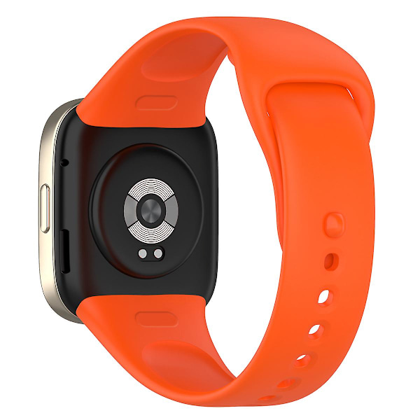 Til Xiaomi Redmi Watch 3/Mi Watch Lite 3 silikone urrem udskiftning urrem Orange