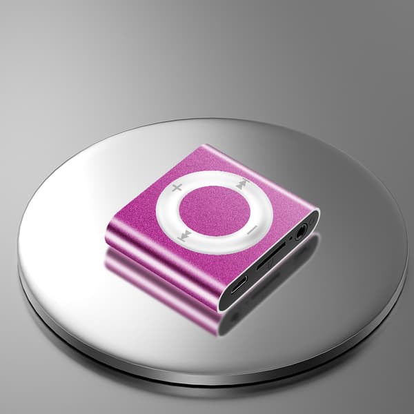 MP3-spelare - 16 GB-kort + Bluetooth-hörlurar (Rose Gold)