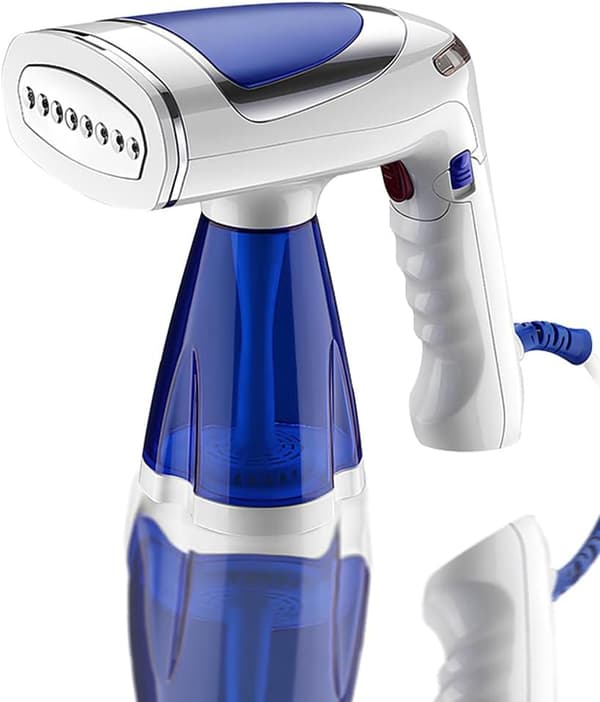 Håndholdt klesdamper 1600W, 40 sekunder rask oppvarming 250 ml vanntank (blå)