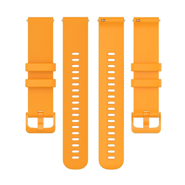 Universal gittertekstureret udskiftning til Xiaomi Haylou Solar LS01/ID205/Willful SW021 Orange, Orange G Other Smartwatch Model