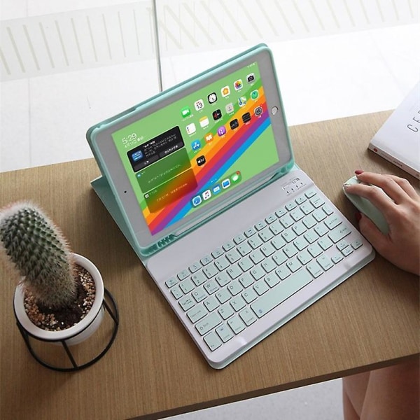 Ipad Wireless Keyboard Blacklight case cover hiiren kynätelineellä Ipad Pro 11 tuumaa Green 2021 pro 11