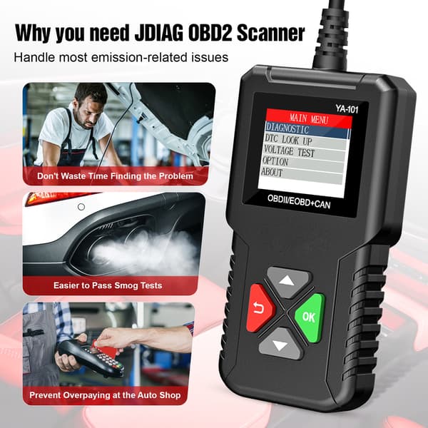 Ya101 Obd2 Bil Feilkode Diagnoseleser