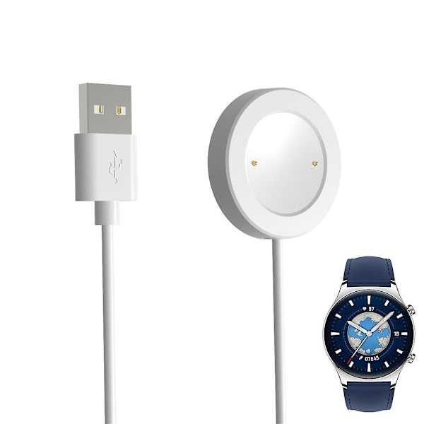 Laddkabel Power Fäste Laddningssladd Stativ för Watch 4/GS3 White Split