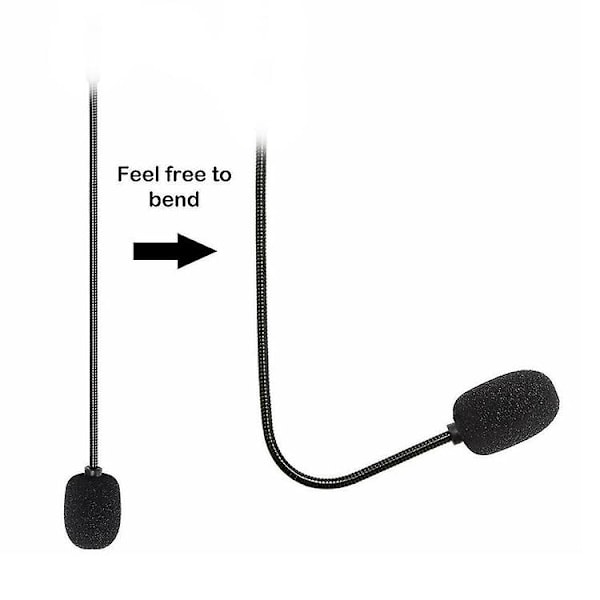 Zj033mr-03 17cm Mono 3,5 mm rak mikrofon för spelheadset