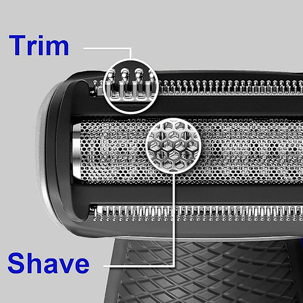 2 kpl parranajopää (Philips Bodygroom Bg 2024-2040 S11 Yss2 Series)