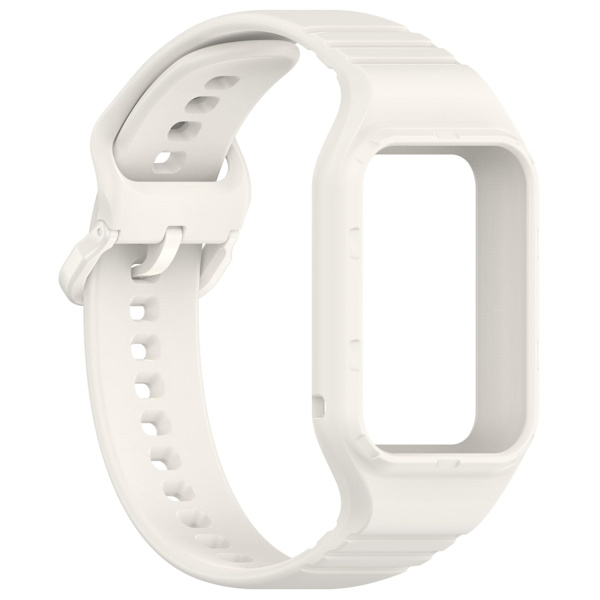 Justerbar urrem i silikone til Xiaomi Smart Band 8 Pro Beige