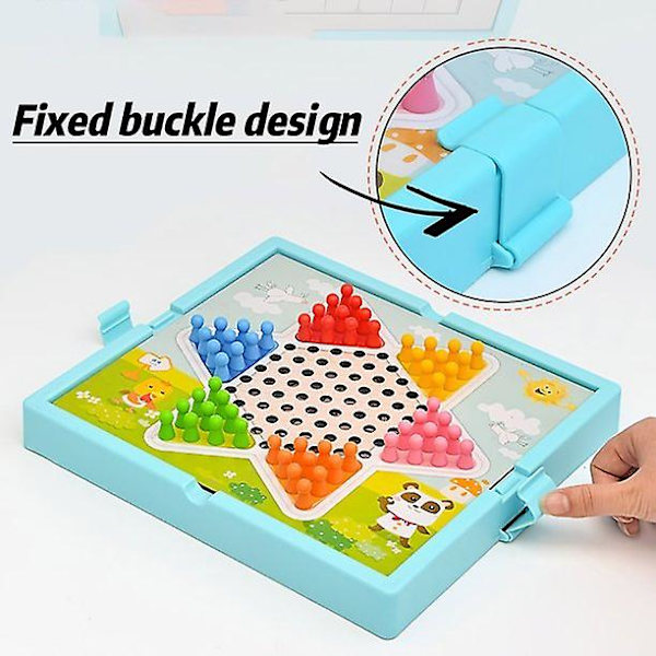 Checker Flygande schack Backgammon Multifunktionellt spel Schackbrädspelsleksaker