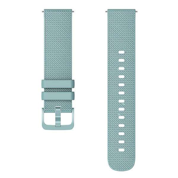 20mm ruudullinen urheiluranneke silikonista Garmin Vivomove 3 / Garminmove 3 -kellolle Light Green