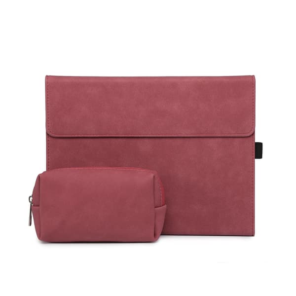 Etui til Microsoft Surface Pro 8, justerbar synsvinkel, med taske (mat bordeaux)